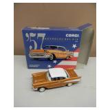CORGI 1/43 SCALE - 1957 CHEVROLET BEL AIR 50 MILLIONTH CHEVROLET - IN BOX! - #96750 - AWESOME! - GREAT PIECE! - SEE PICTURES!