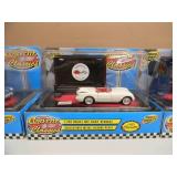 ROAD CHAMPS CORVETTE CLASSICS 1/43 SCALE - 1953,1954 & 1955 CHEVROLET CORVETTE ROADSTERS - IN BOX! - AWESOME! - GREAT PIECES! - SEE PICTURES!