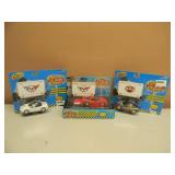 ROAD CHAMPS CORVETTE CLASSICS LIMITED EDITION 1/43 SCALE - 1997 & 98 CHEVROLET CORVETTES - IN BOX! - AWESOME! - GREAT PIECES! - SEE PICTURES!