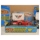 ROAD CHAMPS CORVETTE CLASSICS LIMITED EDITION 1/43 SCALE - 1997 & 98 CHEVROLET CORVETTES - IN BOX! - AWESOME! - GREAT PIECES! - SEE PICTURES!