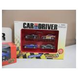 ROAD CHAMPS CAR AND DRIVER - 1/43 SCALE CLASSIC DUELS & 2 SETS SHOCK RACERS - IN BOX! - NICE! - SEE PICTURES!