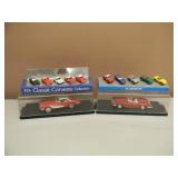 VITESSE 1/43 SCALE CHEVROLET CORVETTES IN CASE WITH Galoob Micro Machines  #24 & #6 Classic Corvette Collection - NICE SET! - SEE PICTURES!
