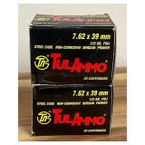 (2) Boxes Of TulAmmo 7.62x39mm