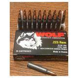 (20) Rounds Wolf .223-Remington