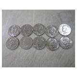 (CNTR) 10 Ike Dollar Coins Mix of 1...