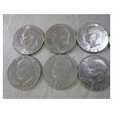 (CNTR) 10 Ike Dollar Coins Mix of 1...