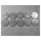 (CNTR) 10 Ike Dollar Coins Mix of 1...