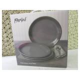 (CS) Parini 4 Gray Ceramic Dinner P...