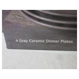 (CS) Parini 4 Gray Ceramic Dinner P...