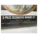 (BS) 3pc Decorative Mirrors Set...