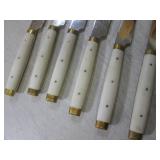 (CNTR) Set of 6 Vintage Knives Shar...