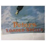 (E-2) Peters Loaded Shells Tin Sign...