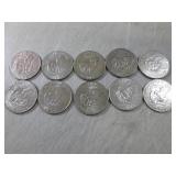(CNTR) 10 Ike Dollar Coins Mix of 1...