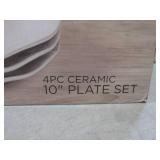(CS) Parini 4pc Ceramic 10" Plate S...
