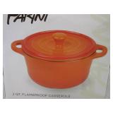 (F-0) Parini 2 Qt Flameproof Casser...