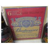 (F-3) Case of 6 Large Budweiser Gla...