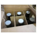 (F-3) Case of 6 Large Budweiser Gla...
