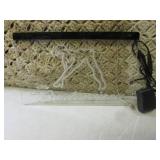 (CS) Clear Lightup Budweiser Sign W...