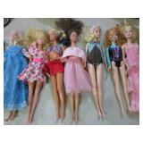(A-2) Assorted Barbie Dolls Etc and...