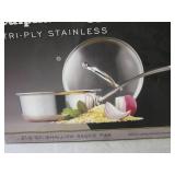 (EW4) 2 1/2 Qt Tri-Ply Stainless Sh...