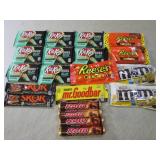 (B-1) 20 Assorted Candy Bars Etc Pa...