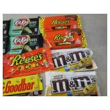 (B-1) 20 Assorted Candy Bars Etc Pa...