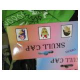 (F-0) 12 Assorted Skull Caps New...