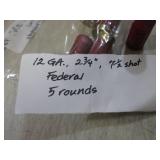 (RMDR) 5 Rounds Federal 12 GA 7 1/2...