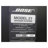 (D-1) Pair of Bose Model 21 Stereo ...