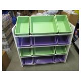 (FS) Battat 12-Bin Toy Shelf Storag...
