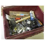 (CLR) Bin with Lid Full of Misc...
