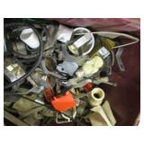 (CLR) Bin with Lid Full of Misc...