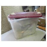 (CLR) Tote with Lid Full of Assorte...