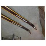 (RMDR) Pair of Vintage Wood Snow Sk...