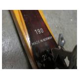 (RMDR) Pair of Vintage Wood Snow Sk...