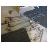 (CLR) Lot of Assorted Fishing Rods ...
