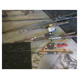 (CLR) Lot of Assorted Fishing Rods ...