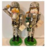2 Military Limited Edition Nutcrackers