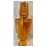 3 Carved Wood Smokers
