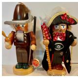 2 Steinbach Nutcrackers including The Bavarian (Costume Series)