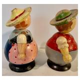2 Small Wooden Figurines