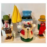 3 Holzkunst Nutcrackers