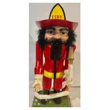 Mother Goose and a Fireman Nutcracker