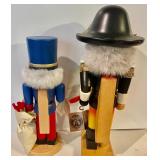 2 Holzkunst Nutcrackers signed by Christian Ulbricht