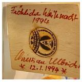 2 Holzkunst Nutcrackers signed by Christian Ulbricht