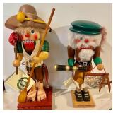 2 Holzkunst Nutcrackers