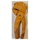 4 Carved Wood Nutcrackers