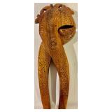 4 Carved Wood Nutcrackers