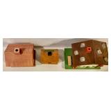3 Wooden House Smokers