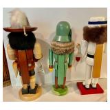 3 Erzgebirge Nutcrackers